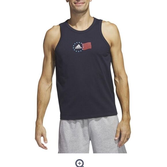 NWT Adidas American Flag Graphic Tank-Size Small/Men’s, shirt - Picture 1 of 7